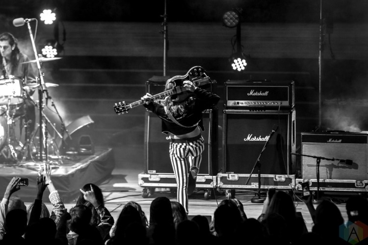 LOS ANGELES, CA - APRIL 16: Greta Van Fleet performs at John Anson Ford Theatre in Los Angeles, California on April 16, 2018. (Photo: Melanie Escombe/Aesthetic Magazine)