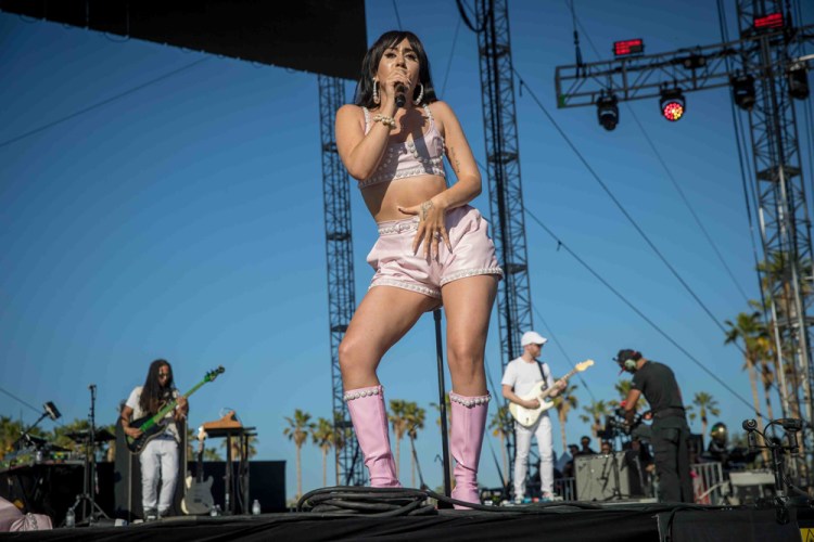 INDIO, CA - APRIL 20: Kali Uchis performs at Coachella at Empire Polo Club in Indio, California on April 20, 2018. (Photo: Mark Ostrom)