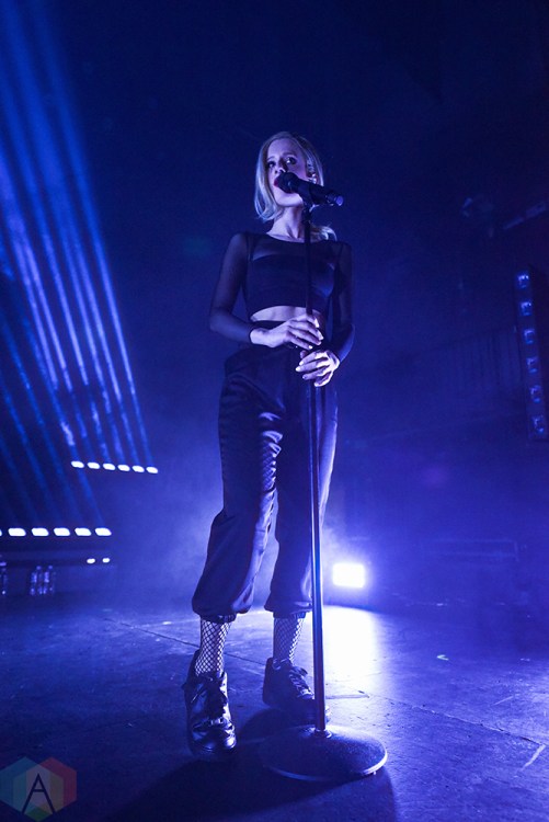 LOS ANGELES, CA - APRIL 12: Marian Hill performs at Fonda Theatre in Los Angeles, California on April 12, 2018. (Photo: Matt Harding/Aesthetic Magazine)