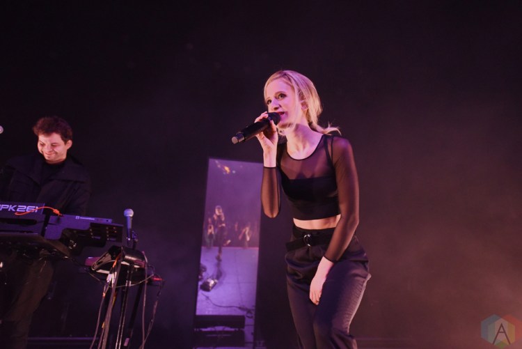LOS ANGELES, CA - APRIL 12: Marian Hill performs at Fonda Theatre in Los Angeles, California on April 12, 2018. (Photo: Matt Harding/Aesthetic Magazine)