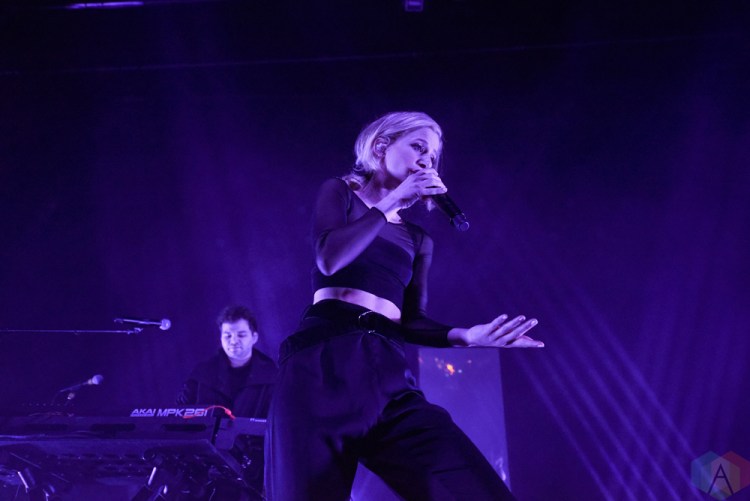 LOS ANGELES, CA - APRIL 12: Marian Hill performs at Fonda Theatre in Los Angeles, California on April 12, 2018. (Photo: Matt Harding/Aesthetic Magazine)