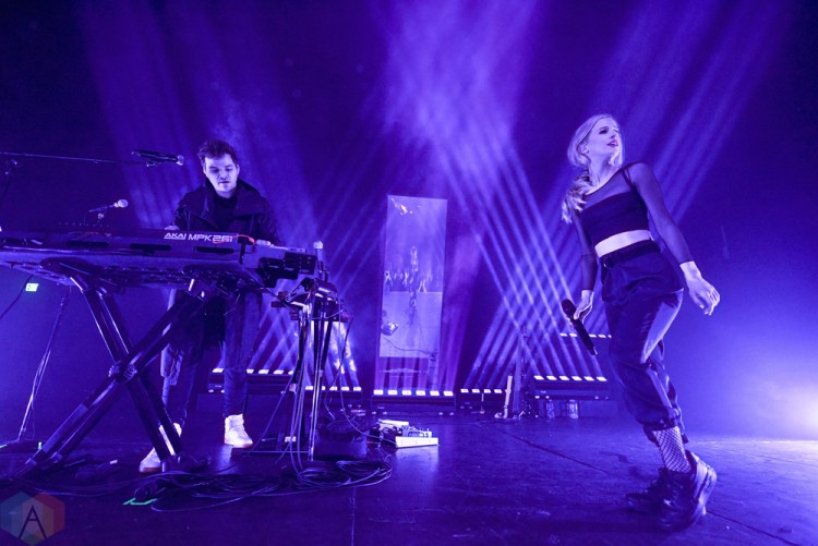 LOS ANGELES, CA - APRIL 12: Marian Hill performs at Fonda Theatre in Los Angeles, California on April 12, 2018. (Photo: Matt Harding/Aesthetic Magazine)