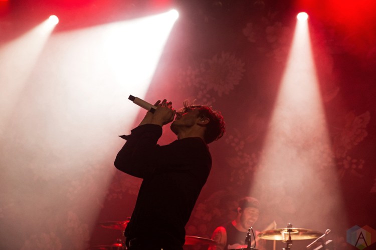 TORONTO, ON - APRIL 01: New Politics performs at The Mod Club in Toronto on April 01, 2018. (Photo: Theo Rallis/Aesthetic Magazine)