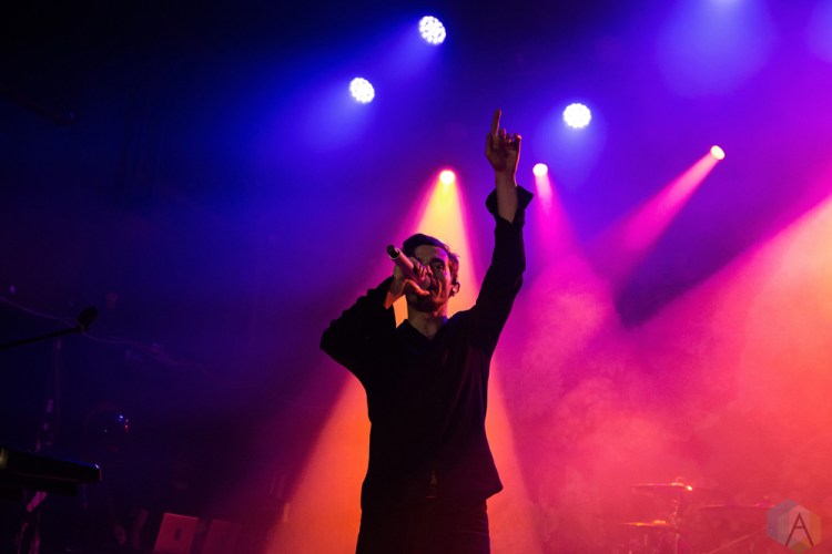 TORONTO, ON - APRIL 01: New Politics performs at The Mod Club in Toronto on April 01, 2018. (Photo: Theo Rallis/Aesthetic Magazine)