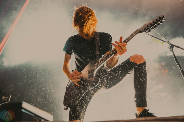 MANCHESTER, UK - APRIL 23: Of Mice & Men performs at O2 Ritz Manchester in Manchester, UK on April 23, 2018. (Photo: Harris Tomlinson-Spence/Aesthetic Magazine)