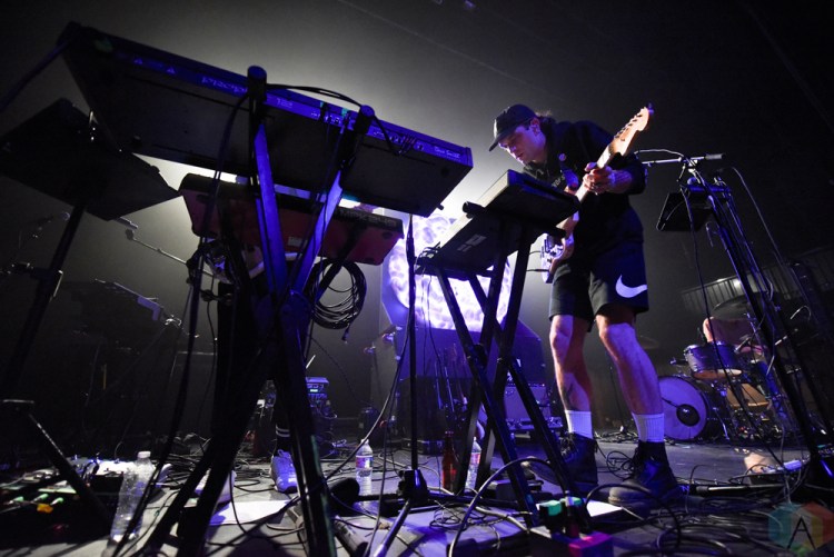 LOS ANGELES, CA - APRIL 12: Sir Sly performs at Fonda Theatre in Los Angeles, California on April 12, 2018. (Photo: Matt Harding/Aesthetic Magazine)
