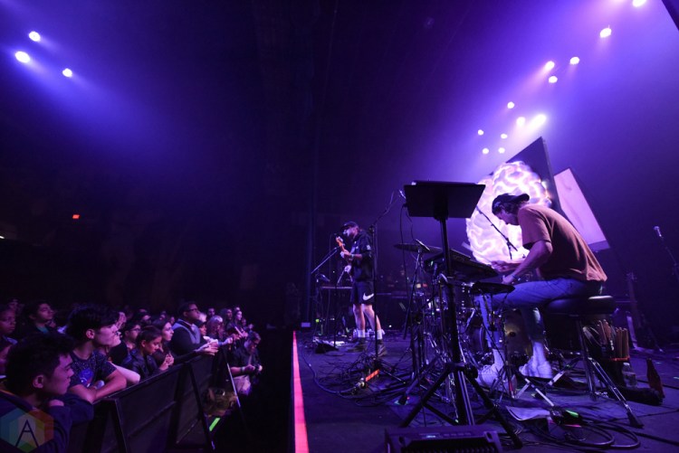 LOS ANGELES, CA - APRIL 12: Sir Sly performs at Fonda Theatre in Los Angeles, California on April 12, 2018. (Photo: Matt Harding/Aesthetic Magazine)