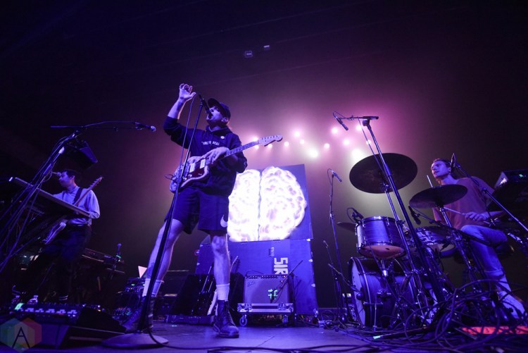 LOS ANGELES, CA - APRIL 12: Sir Sly performs at Fonda Theatre in Los Angeles, California on April 12, 2018. (Photo: Matt Harding/Aesthetic Magazine)