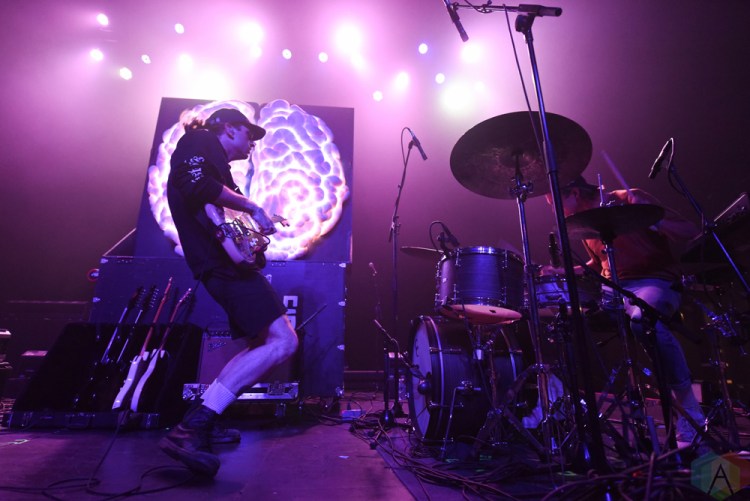 LOS ANGELES, CA - APRIL 12: Sir Sly performs at Fonda Theatre in Los Angeles, California on April 12, 2018. (Photo: Matt Harding/Aesthetic Magazine)