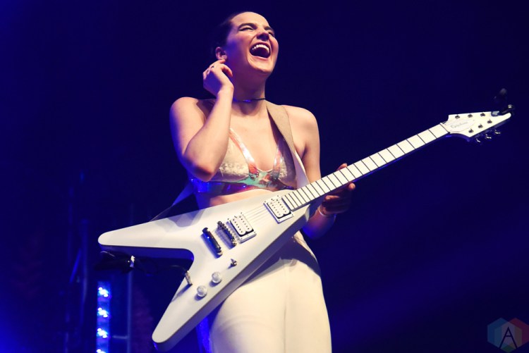TORONTO, ON - APRIL 28: Sofi Tukker performs at Danforth Music Hall in Toronto on April 28, 2018. (Photo: Jaime Espinoza/Aesthetic Magazine)