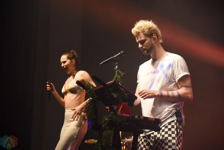 TORONTO, ON - APRIL 28: Sofi Tukker performs at Danforth Music Hall in Toronto on April 28, 2018. (Photo: Jaime Espinoza/Aesthetic Magazine)