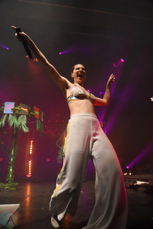 TORONTO, ON - APRIL 28: Sofi Tukker performs at Danforth Music Hall in Toronto on April 28, 2018. (Photo: Jaime Espinoza/Aesthetic Magazine)
