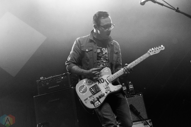 CHICAGO, IL - APRIL 17: Tokyo Police Club performs at Riviera Theatre in Chicago on April 17, 2018. (Photo: Katie Kuropas/Aesthetic Magazine)