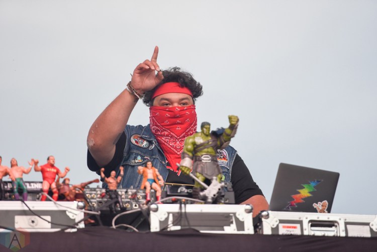 TORONTO, ON - MAY 26: A Tribe Called Red performs at CBC Music Festival at Echo Beach in Toronto on May 26, 2018. (Photo: Jaime Espinoza/Aesthetic Magazine)