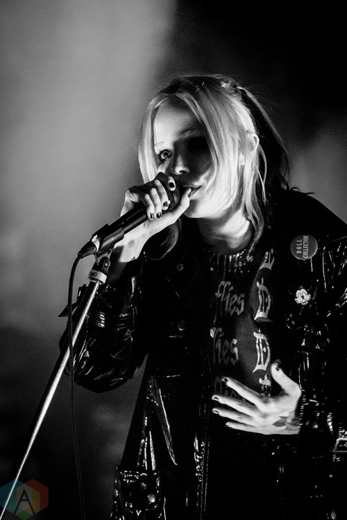 TORONTO, ON - MAY 11: Alice Glass performs at The Mod Club in Toronto on May 11, 2018. (Photo: Brendan Albert/Aesthetic Magazine)