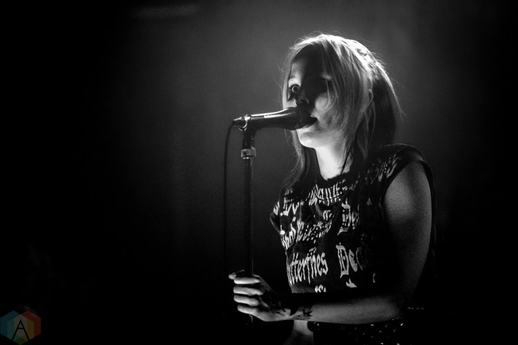 TORONTO, ON - MAY 11: Alice Glass performs at The Mod Club in Toronto on May 11, 2018. (Photo: Brendan Albert/Aesthetic Magazine)