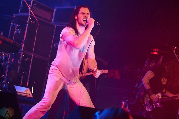 TORONTO, ON - MAY 16: Andrew WK performs at The Opera House in Toronto on May 16, 2018. (Photo: Morgan Harris/Aesthetic Magazine)