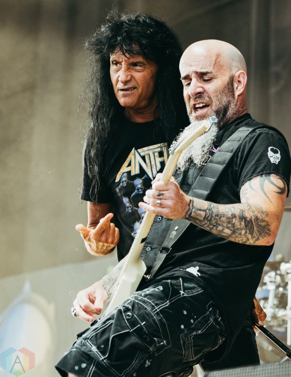TORONTO, ON - MAY 29: Anthrax performs at Budweiser Stage in Toronto on May 29, 2018. (Photo: David Scala/Aesthetic Magazine)