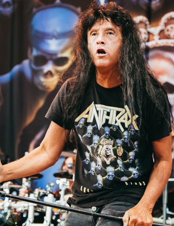 TORONTO, ON - MAY 29: Anthrax performs at Budweiser Stage in Toronto on May 29, 2018. (Photo: David Scala/Aesthetic Magazine)