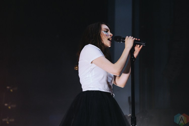 TORONTO, ON - MAY 19: CHVRCHES performs at Danforth Music Hall in Toronto on May 19, 2018. (Photo: Josh Moody/Aesthetic Magazine)