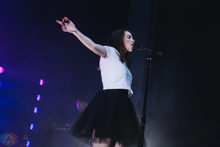 TORONTO, ON - MAY 19: CHVRCHES performs at Danforth Music Hall in Toronto on May 19, 2018. (Photo: Josh Moody/Aesthetic Magazine)