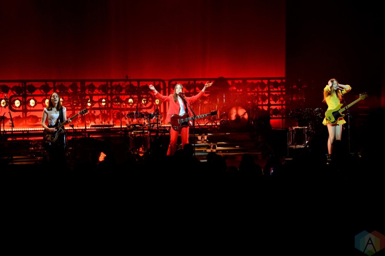 TORONTO, ON - MAY 07: Haim performs at Massey Hall in Toronto on May 07, 2018. (Photo: Julian Avram/Aesthetic Magazine)