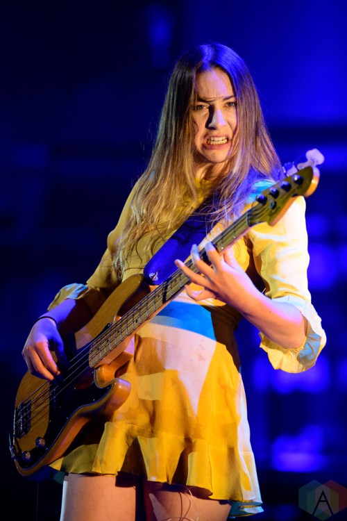 TORONTO, ON - MAY 07: Haim performs at Massey Hall in Toronto on May 07, 2018. (Photo: Julian Avram/Aesthetic Magazine)
