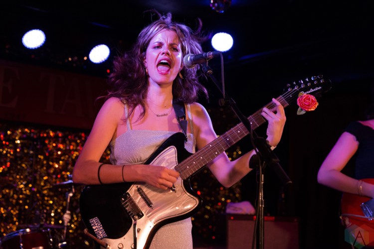 TORONTO, ON - MAY 13: Hinds performs at Horseshoe Tavern in Toronto on May 13, 2018. (Photo: Theo Rallis/Aesthetic Magazine)