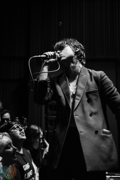 SEATTLE, WA - MAY 10: Iceage performs at The Nordic Heritage Museum in Seattle on May 10, 2018. (Photo: Kevin Tosh/Aesthetic Magazine)