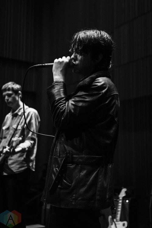 SEATTLE, WA - MAY 10: Iceage performs at The Nordic Heritage Museum in Seattle on May 10, 2018. (Photo: Kevin Tosh/Aesthetic Magazine)