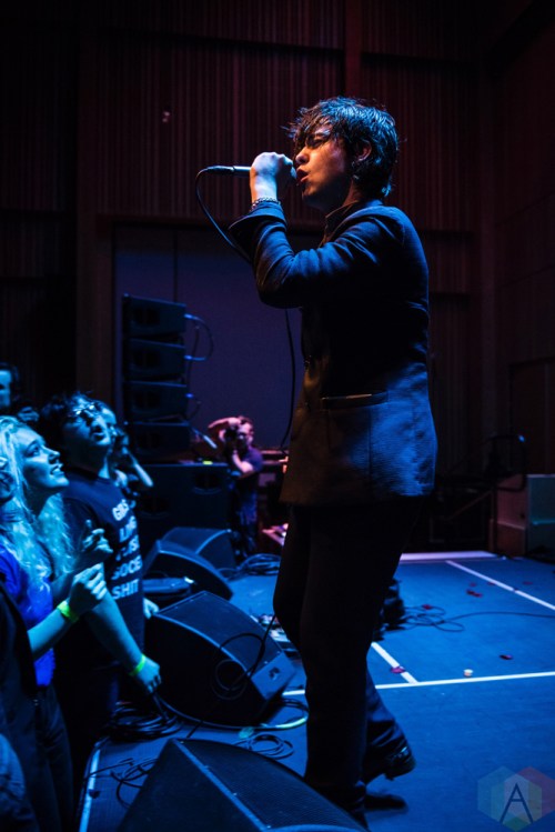 SEATTLE, WA - MAY 10: Iceage performs at The Nordic Heritage Museum in Seattle on May 10, 2018. (Photo: Kevin Tosh/Aesthetic Magazine)