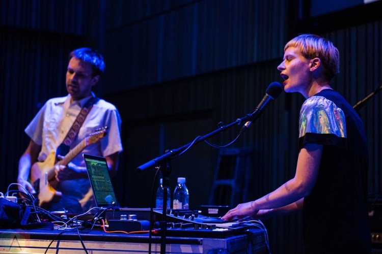 SEATTLE, WA - MAY 10: Jenny Hval performs at The Nordic Heritage Museum in Seattle on May 10, 2018. (Photo: Kevin Tosh/Aesthetic Magazine)
