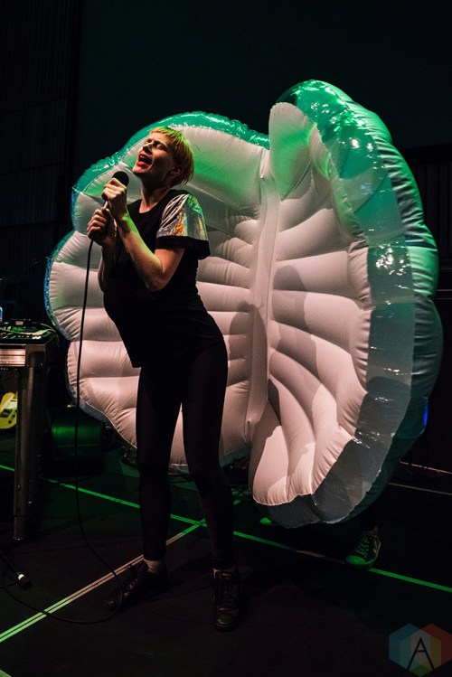 SEATTLE, WA - MAY 10: Jenny Hval performs at The Nordic Heritage Museum in Seattle on May 10, 2018. (Photo: Kevin Tosh/Aesthetic Magazine)