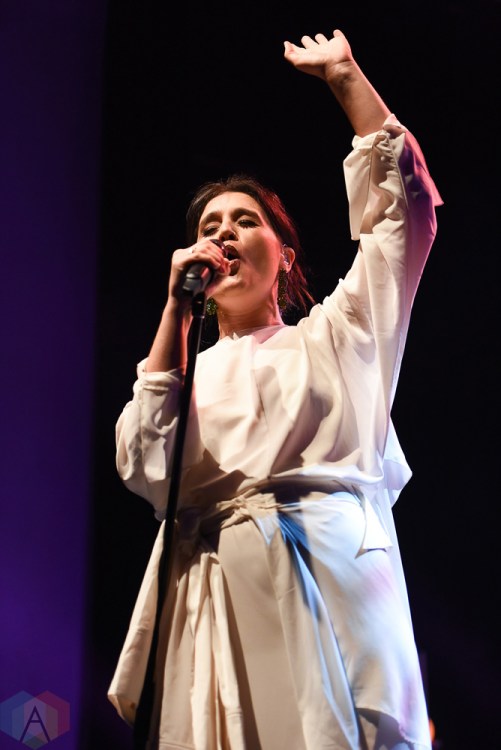 TORONTO, ON - MAY 03: Jessie Ware performs at Danforth Music Hall in Toronto on May 03, 2018. (Photo: Jaime Espinoza/Aesthetic Magazine)