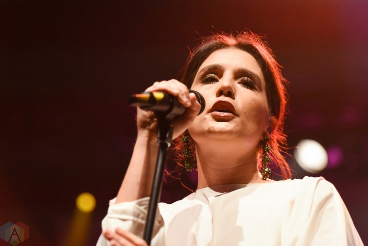 TORONTO, ON - MAY 03: Jessie Ware performs at Danforth Music Hall in Toronto on May 03, 2018. (Photo: Jaime Espinoza/Aesthetic Magazine)