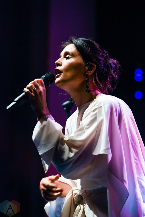 TORONTO, ON - MAY 03: Jessie Ware performs at Danforth Music Hall in Toronto on May 03, 2018. (Photo: Jaime Espinoza/Aesthetic Magazine)