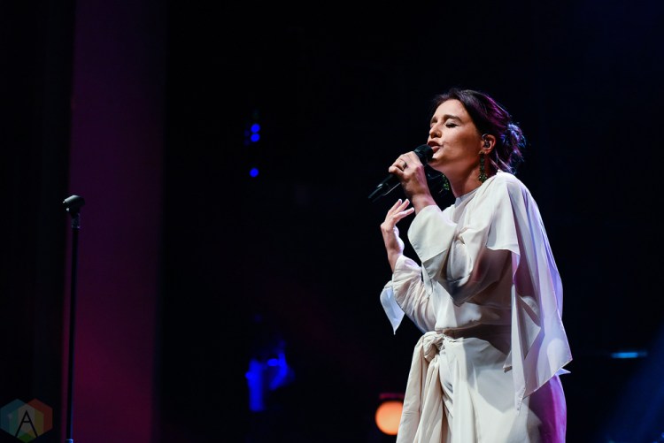 TORONTO, ON - MAY 03: Jessie Ware performs at Danforth Music Hall in Toronto on May 03, 2018. (Photo: Jaime Espinoza/Aesthetic Magazine)