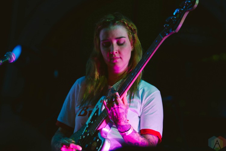 CHICAGO, IL - MAY 21: Lala Lala performs at Preston Bradley Hall in Chicago on May 21, 2018. (Photo: Kris Cortes/Aesthetic Magazine)