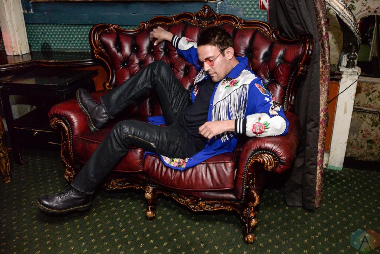 NEW YORK, NY - MAY 01: Morgxn poses for a backstage portrait at The Box in New York City on May 01, 2018. (Photo: Alex Bear/Aesthetic Magazine)