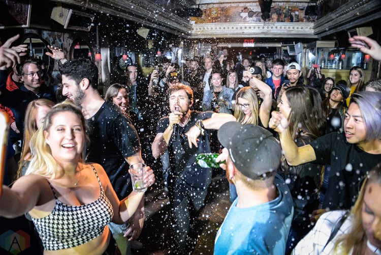 NEW YORK, NY - MAY 01: Ocean Park Standoff performs at The Box in New York City on May 01, 2018. (Photo: Alex Bear/Aesthetic Magazine)