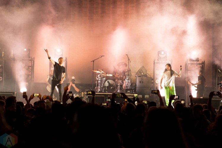 LAS VEGAS, NV - MAY 26: Rise Against performs at Punk Rock Bowling in Las Vegas on May 26, 2018. (Photo: Meghan Lee/Aesthetic Magazine)