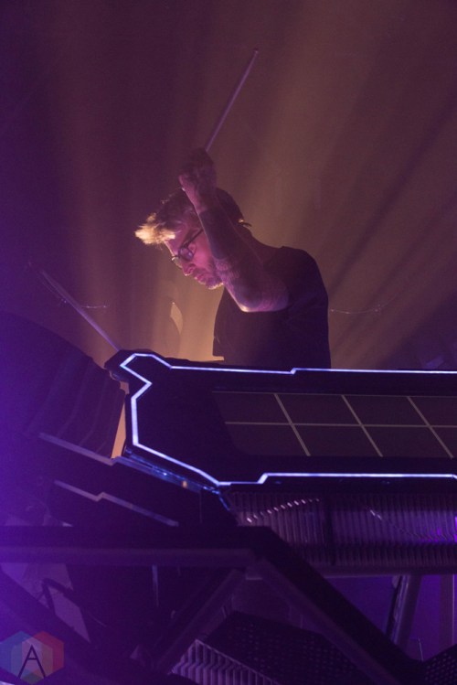 SEATTLE, WA - May 19: The Glitch Mob performs at Showbox SoDo in Seattle on May 19, 2018. (Photo: Dan Hager/Aesthetic Magazine)