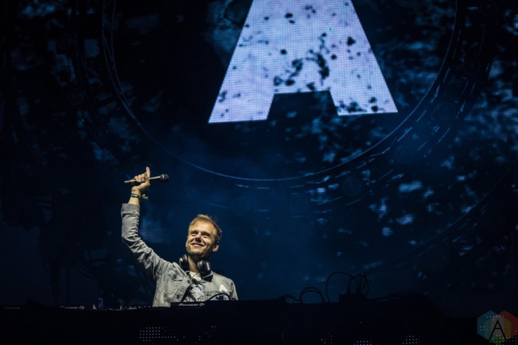 TORONTO, ON - JUNE 24: Armin Van Buuren performs at Dreams Festival at Echo Beach in Toronto on June 24, 2018. (Photo: Brendan Albert/Aesthetic Magazine)