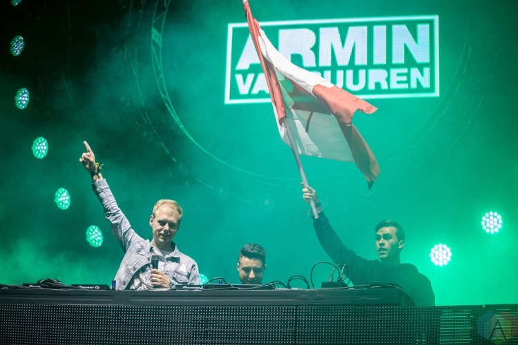 TORONTO, ON - JUNE 24: Armin Van Buuren performs at Dreams Festival at Echo Beach in Toronto on June 24, 2018. (Photo: Brendan Albert/Aesthetic Magazine)