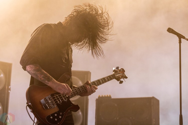 TORONTO, ON - MAY 31: Death From Above performs at Phoenix Concert Theatre in Toronto on May 31, 2018. (Photo: David McDonald/Aesthetic Magazine)