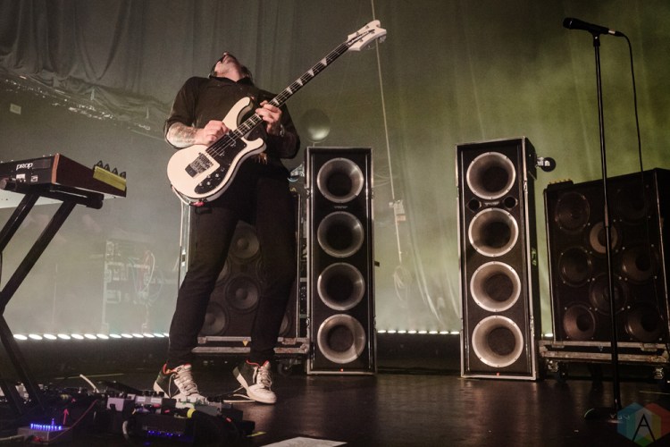 TORONTO, ON - MAY 31: Death From Above performs at Phoenix Concert Theatre in Toronto on May 31, 2018. (Photo: David McDonald/Aesthetic Magazine)