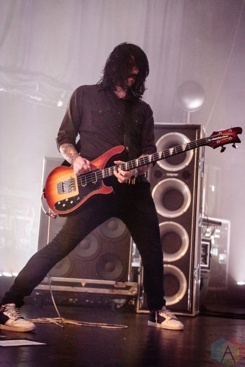 TORONTO, ON - MAY 31: Death From Above performs at Phoenix Concert Theatre in Toronto on May 31, 2018. (Photo: David McDonald/Aesthetic Magazine)