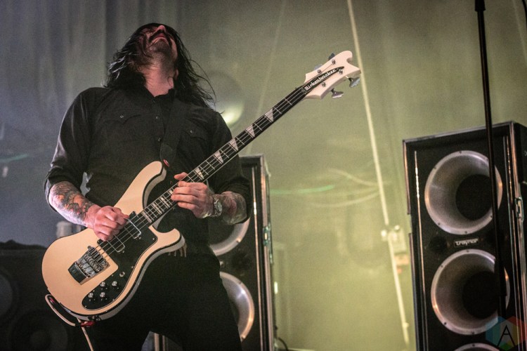 TORONTO, ON - MAY 31: Death From Above performs at Phoenix Concert Theatre in Toronto on May 31, 2018. (Photo: David McDonald/Aesthetic Magazine)