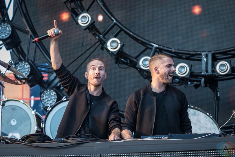 TORONTO, ON - JUNE 24: Galantis performs at Dreams Festival at Echo Beach in Toronto on June 24, 2018. (Photo: Brendan Albert/Aesthetic Magazine)