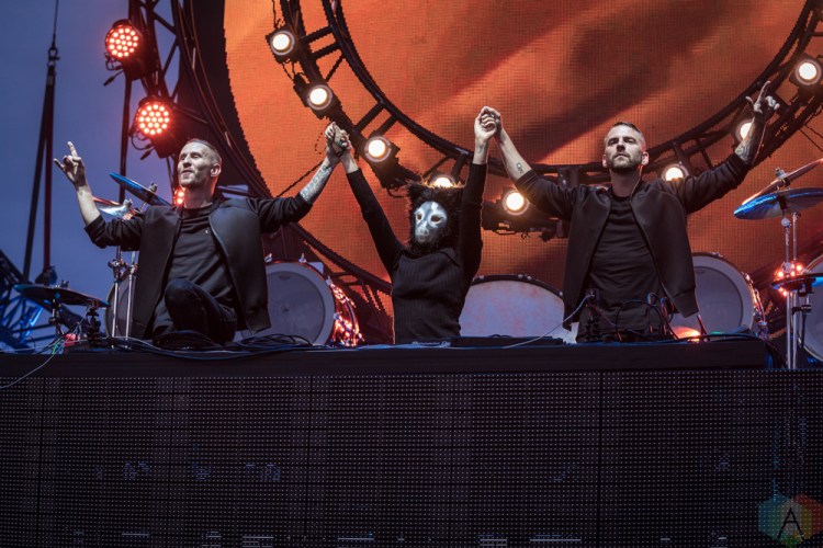 TORONTO, ON - JUNE 24: Galantis performs at Dreams Festival at Echo Beach in Toronto on June 24, 2018. (Photo: Brendan Albert/Aesthetic Magazine)